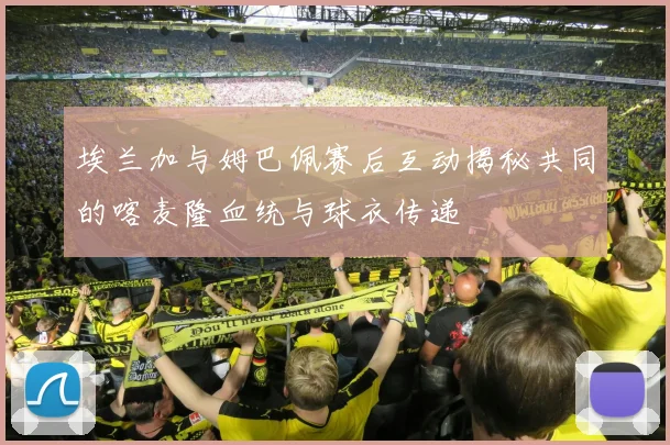 埃兰加与姆巴佩赛后互动揭秘共同的喀麦隆血统与球衣传递